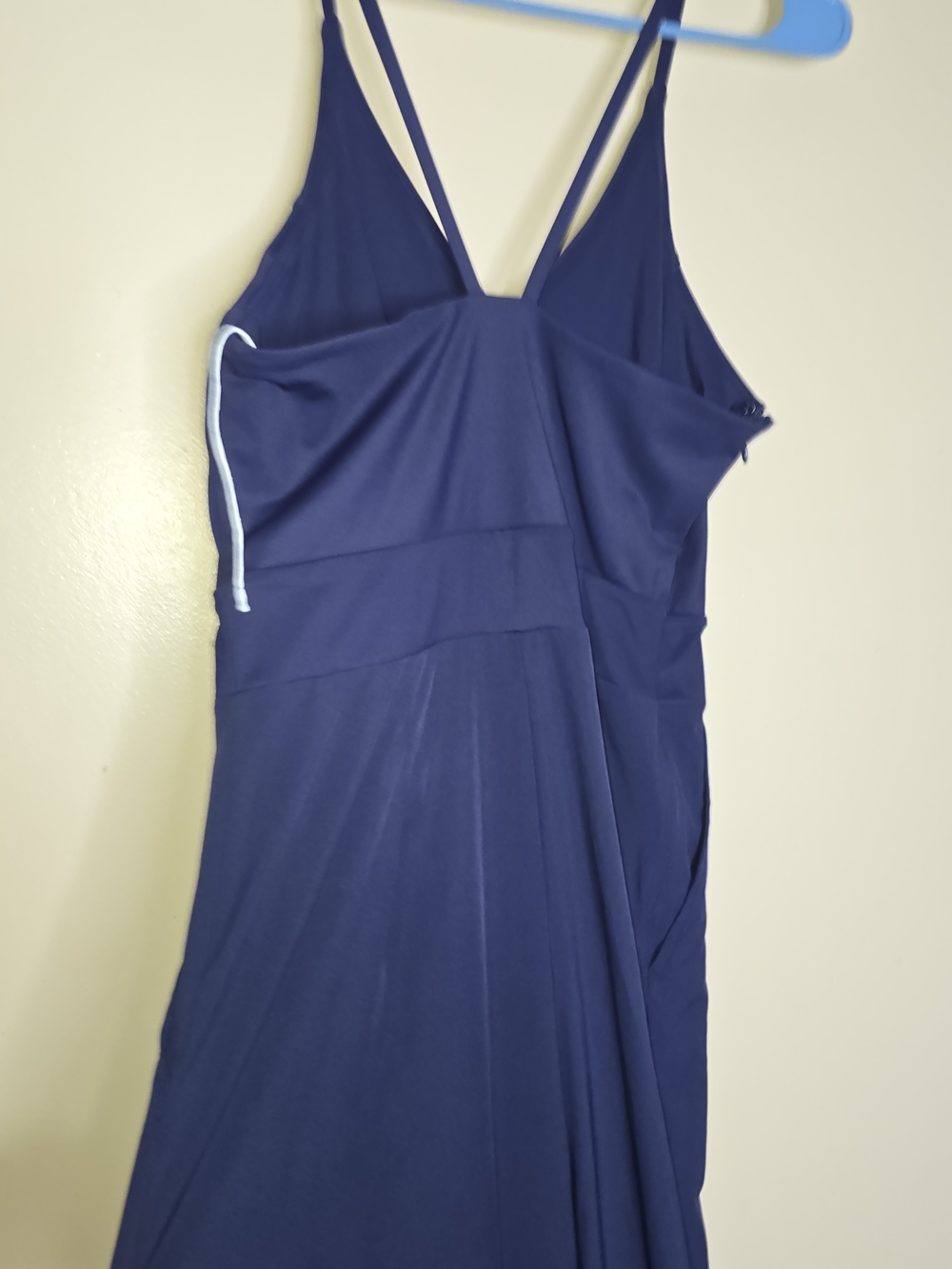 HALARA Navy V-Neck One-Piece Swim Dress